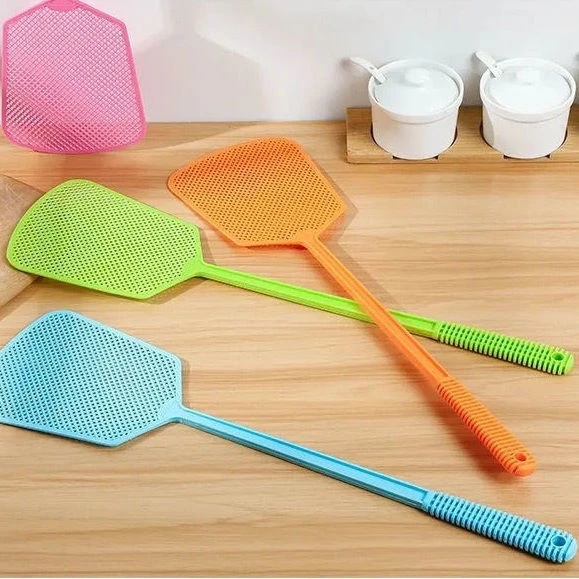 加厚灭蝇耐用长柄苍蝇拍打不烂家用灭蚊蝇网面蚊子拍子拍不烂加长