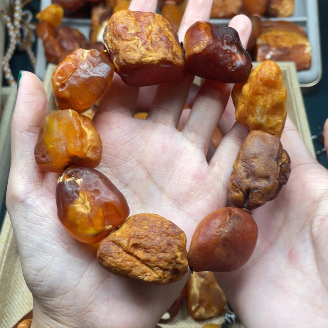 琥珀未镶嵌珠宝奇石