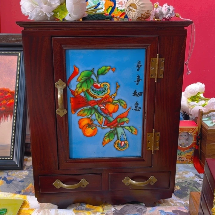 木瓷板画艺术作品大尺寸柜子