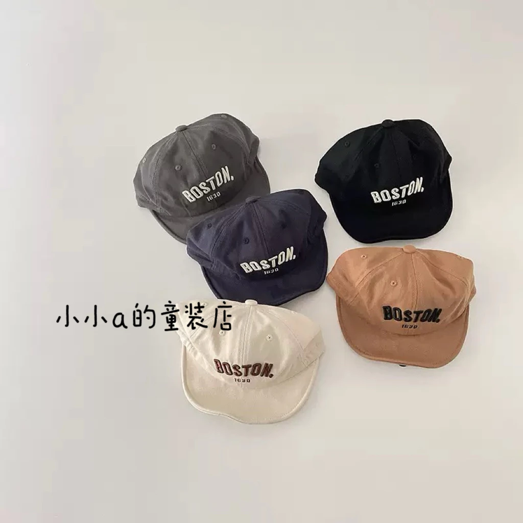 儿童帽子男孩春秋夏季女宝宝鸭舌帽软檐棒球帽幼儿遮阳防晒太阳帽