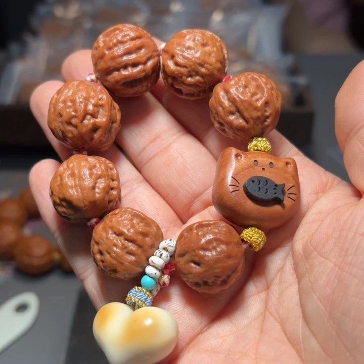 吊坠文玩核桃咖啡豆7549