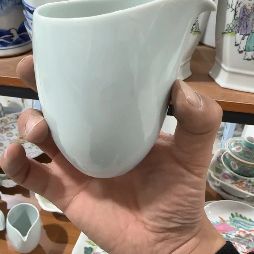 瓷片摆件手绘瓷器处理