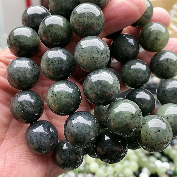 【闪购商品】未镶嵌手链和田玉20青花拍一发一