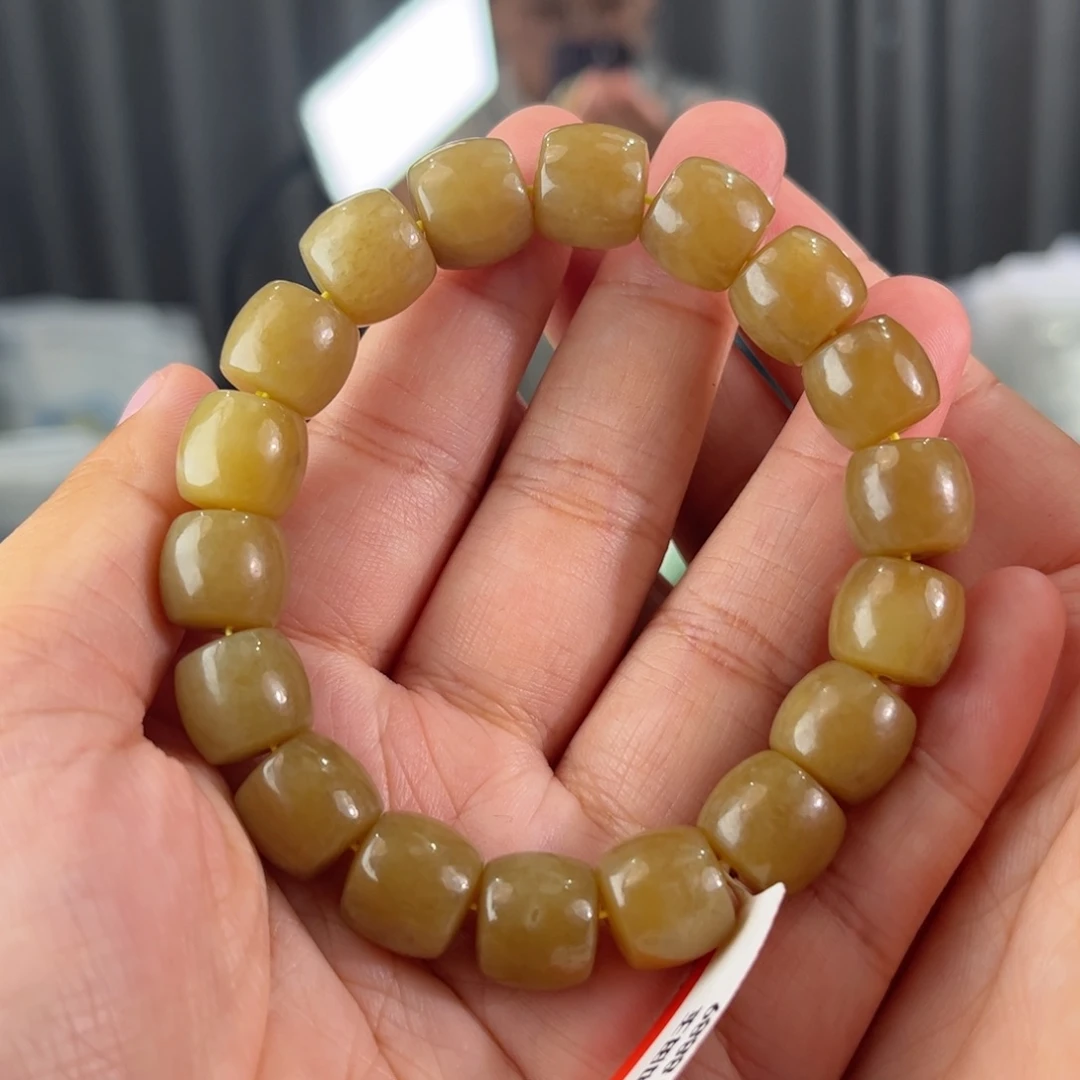 手链未镶嵌和田玉新疆且末红糖卡12直切