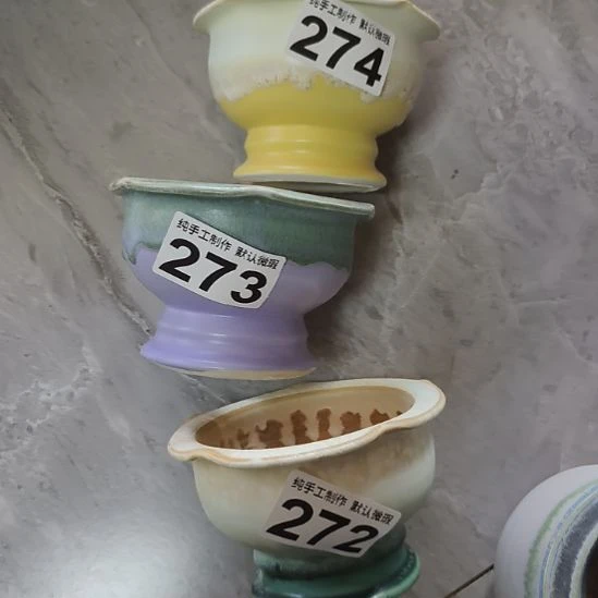 用***5景德镇手工高温陶瓷：福利盆不退不换