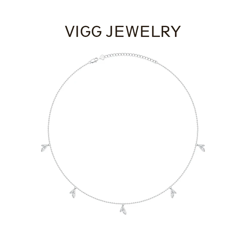 坠链均925银 繁叶项链 时尚简约百搭饰品