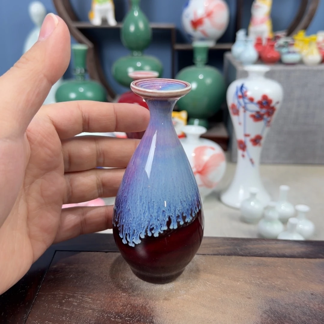 陶瓷手工小花器摆件
