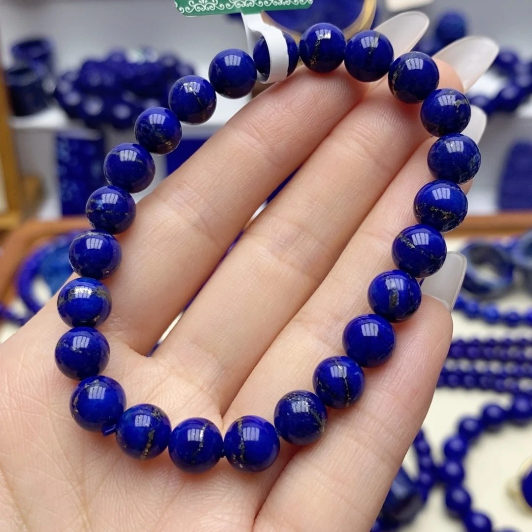 青金石未镶嵌手链7➕