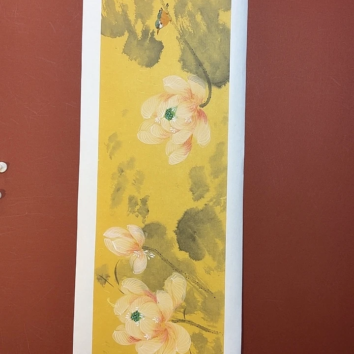 国画听兰老师花哦