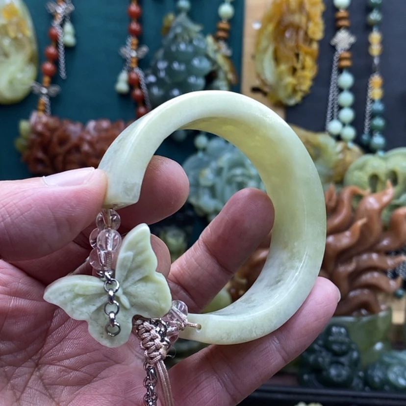 【闪购商品】未镶嵌岫玉手牌