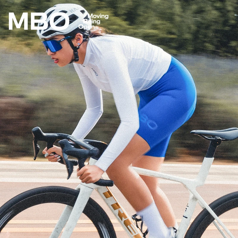 MBO女子零感运动背带骑行短裤春夏新款紧身透气双箭头骑行裤T312