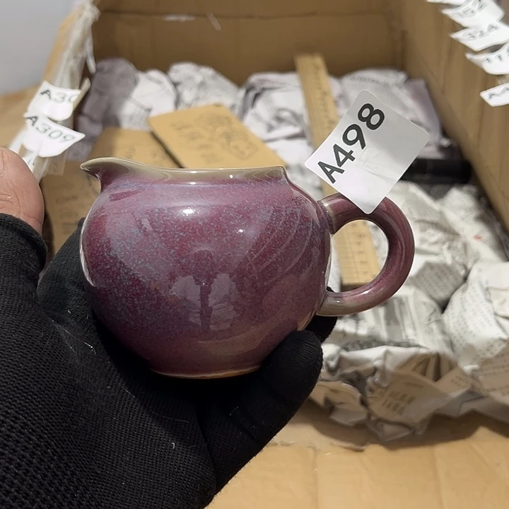 瓷片茶摆件工艺品摆件666
