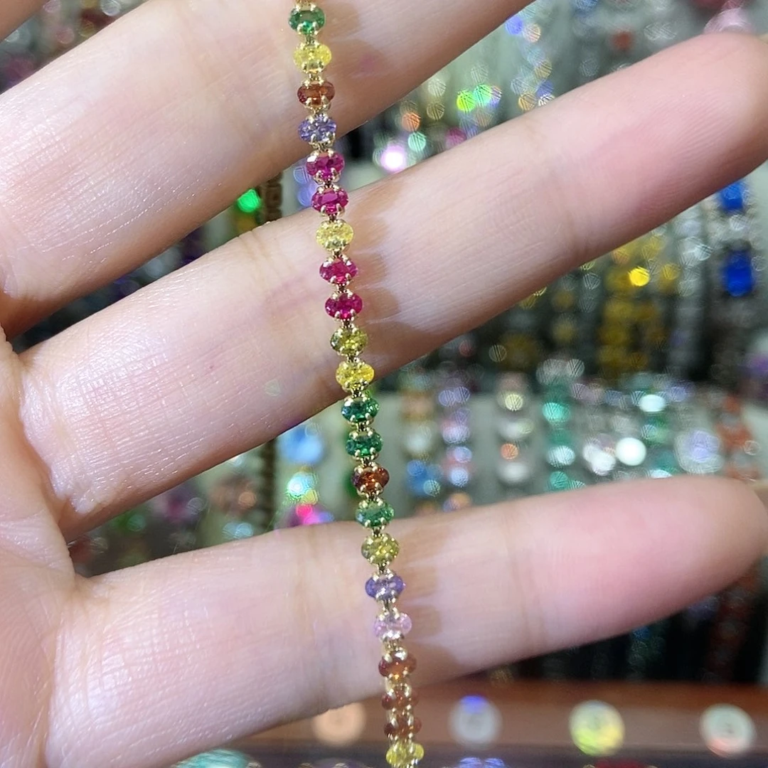 2锆石（处理）米粒手链