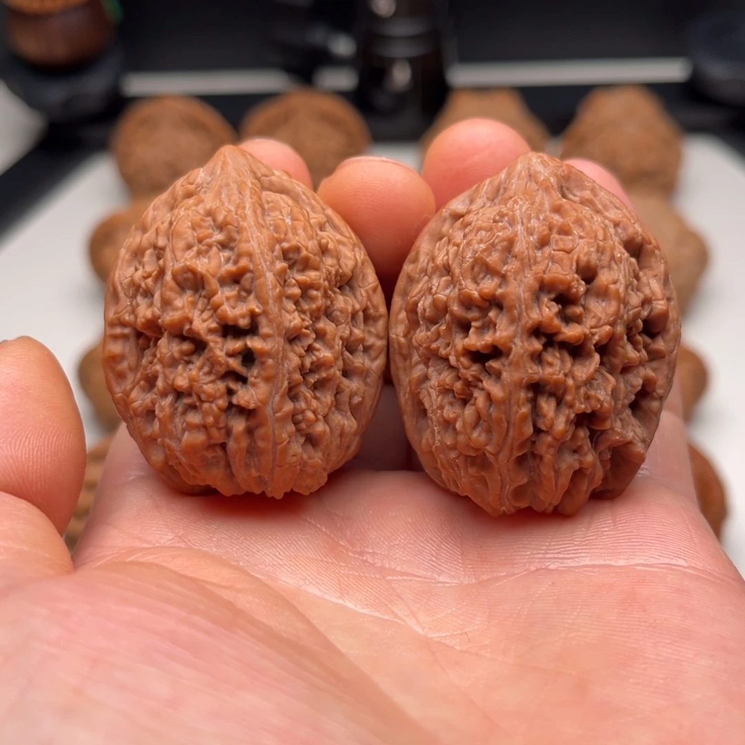 核桃把件37 大蒜头