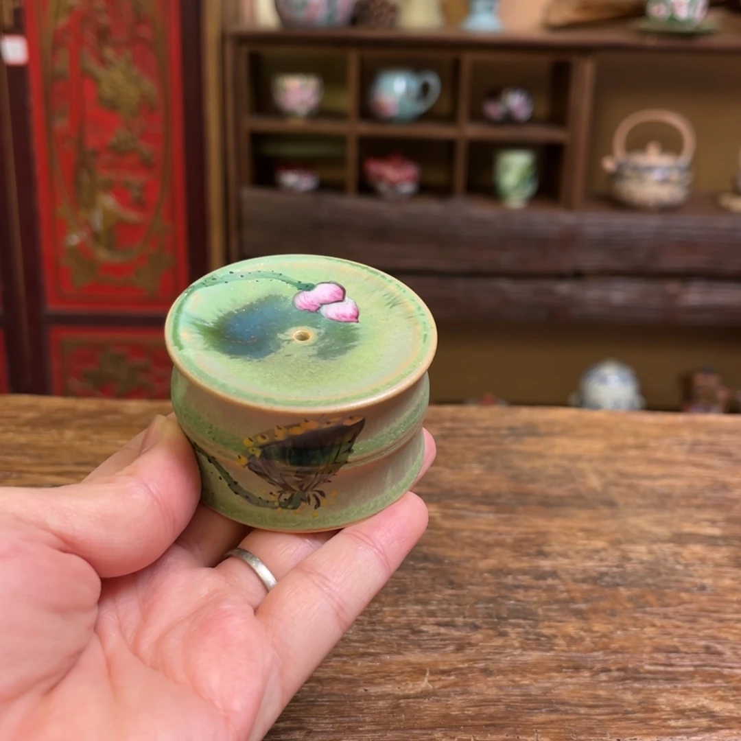 柴烧手工手绘陶瓷