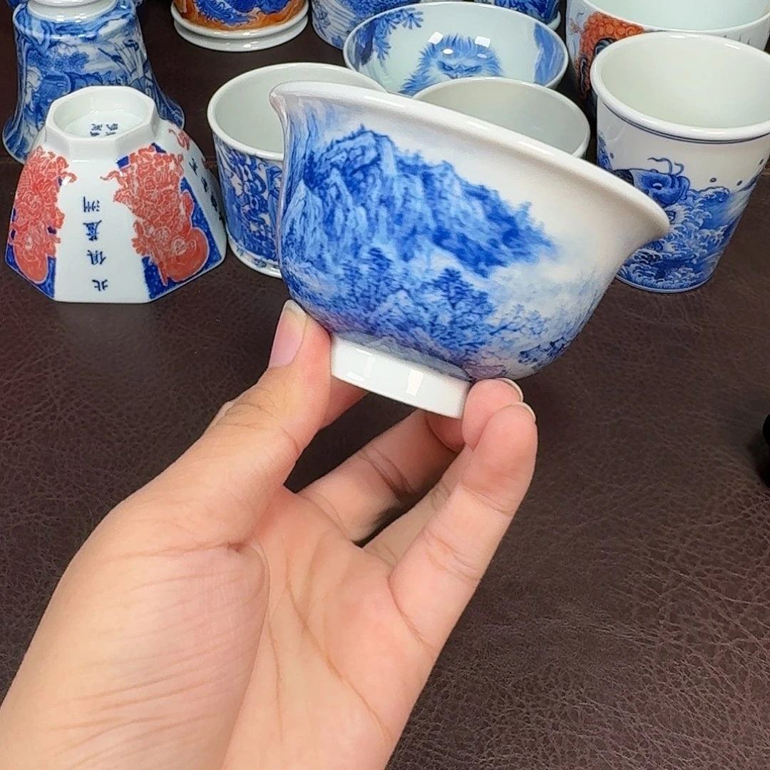 茶***叙现代景德镇陶瓷杯