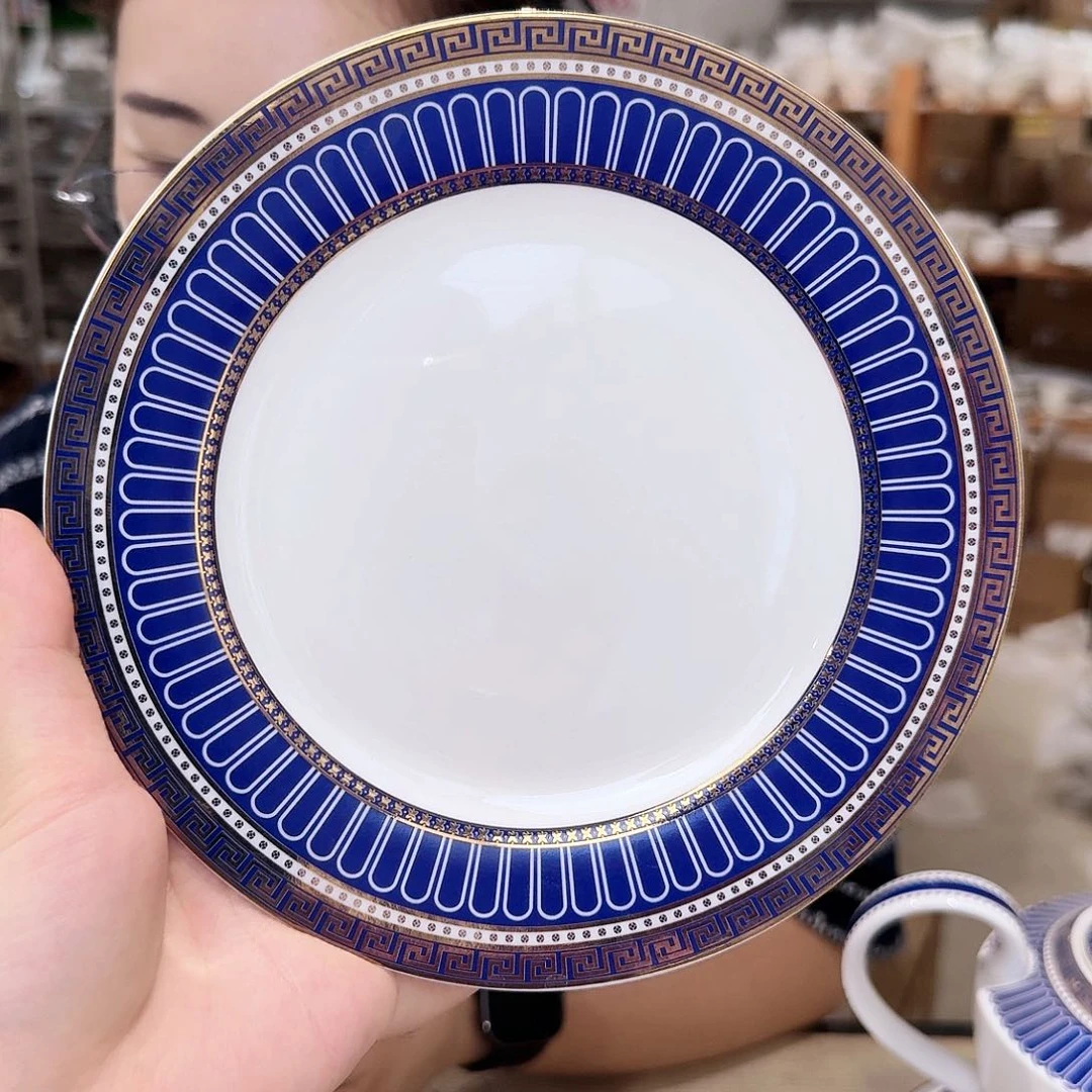 骨瓷7.5英寸平盘19cm4只