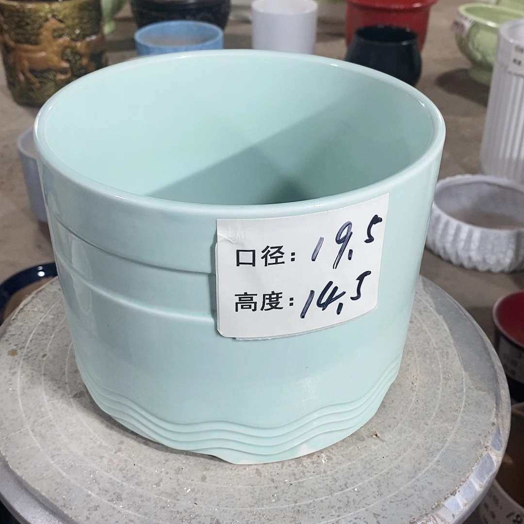 【闪购商品】陶瓷微瑕花盆-034-1个兰