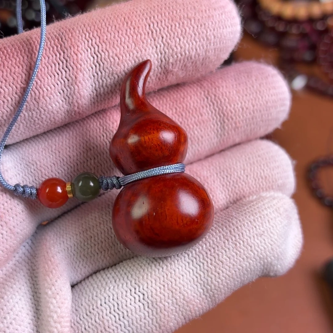 手串/手链小叶紫檀无胶无蜡4✖️2小葫芦