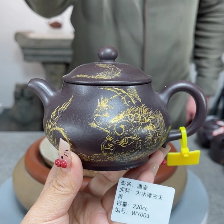 紫砂茶壶紫砂刻绘