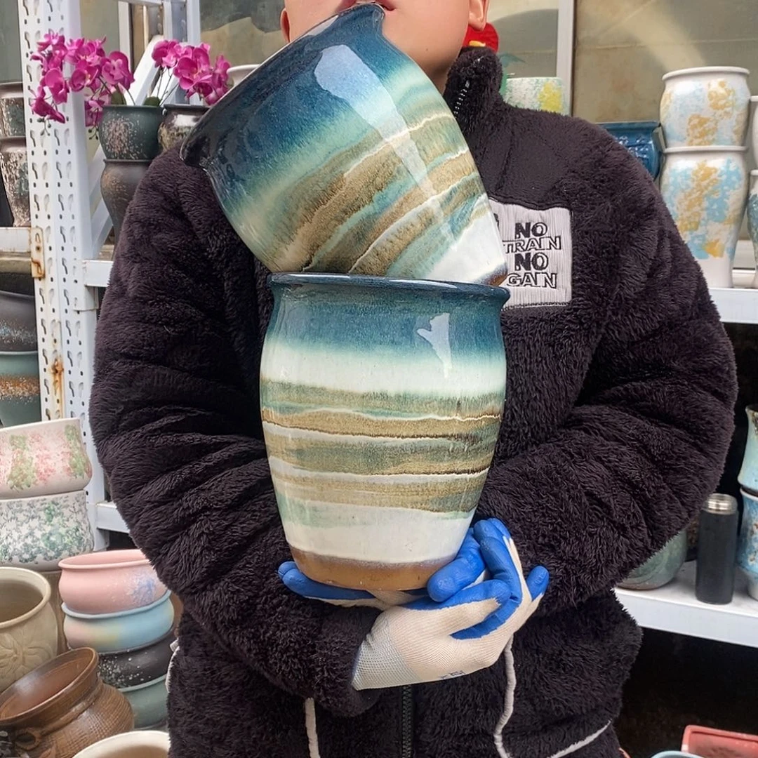 紫砂花盆口18高22福利开播