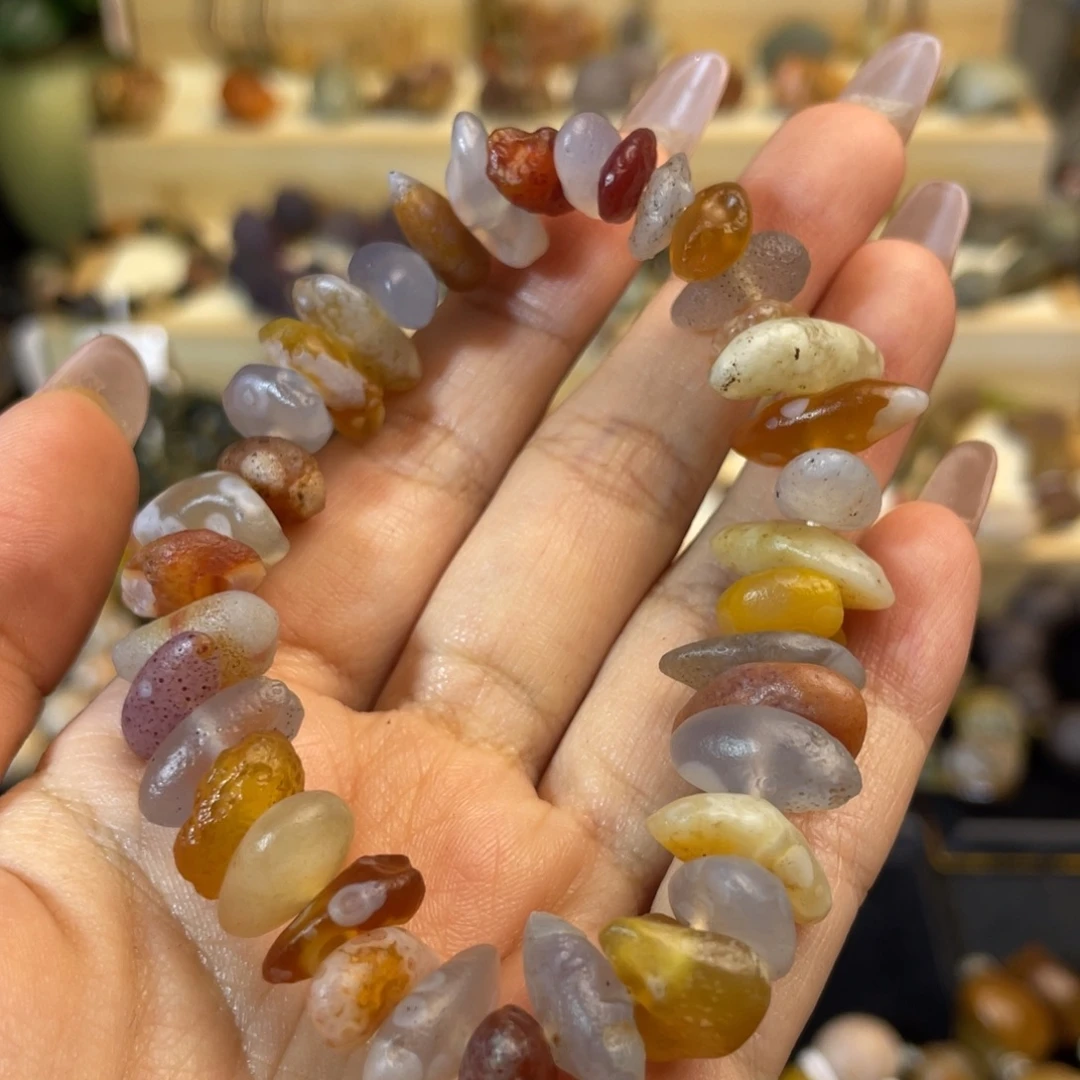 玛瑙/玉髓未镶嵌手链