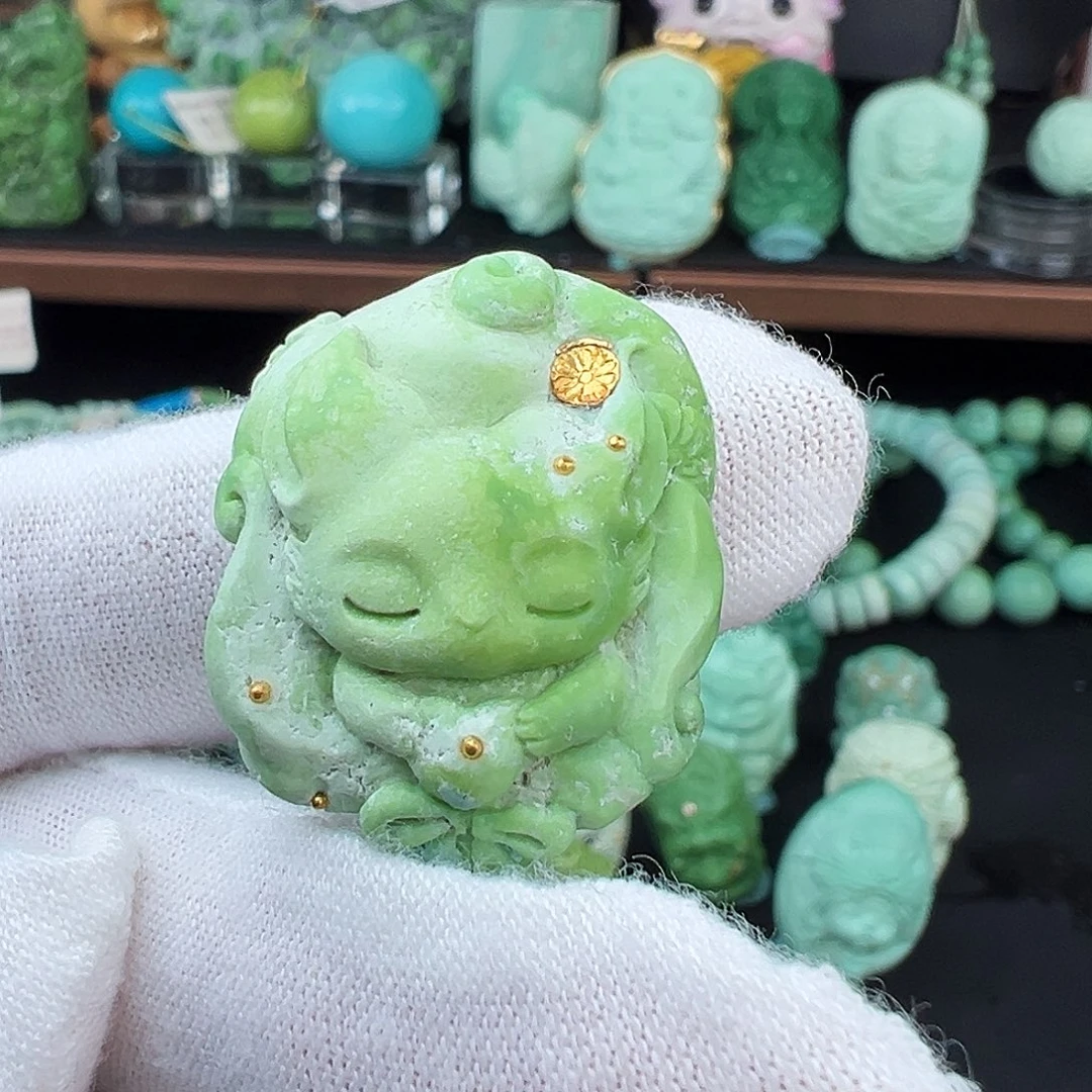 绿松石未镶嵌绿松石主播璐璐