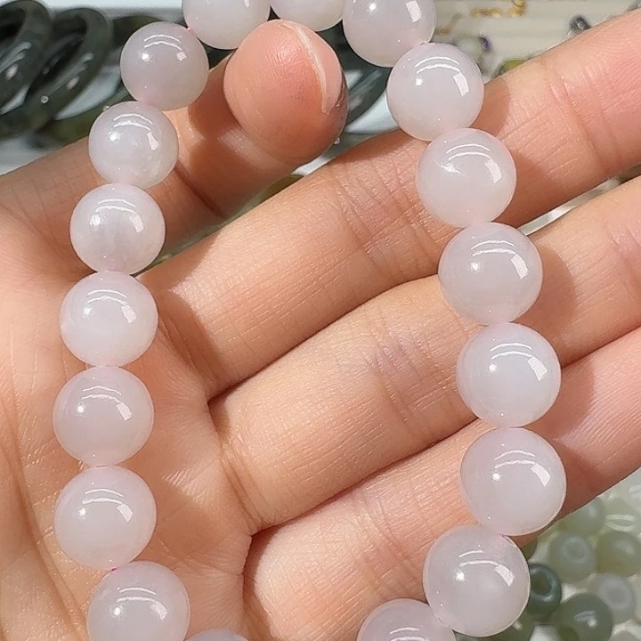 和田玉未镶嵌手链10mm