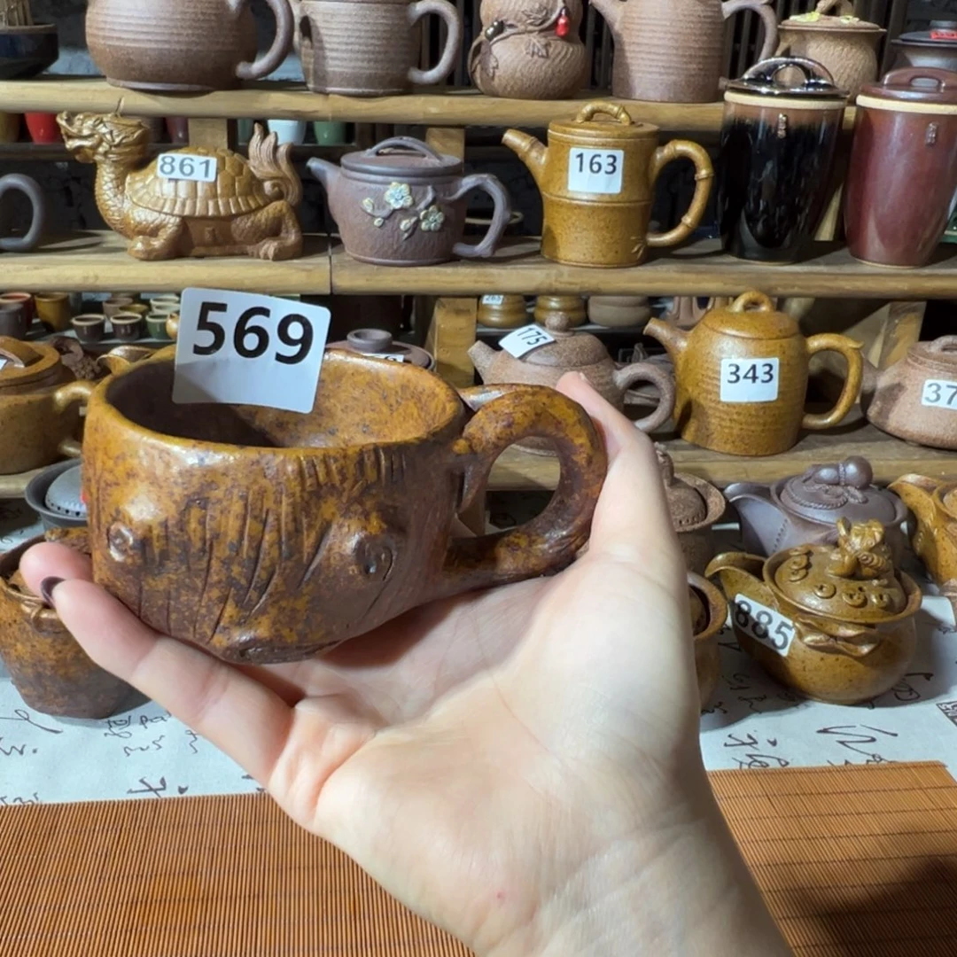 缸异型120 毫升原谷粗瓷高温瓷