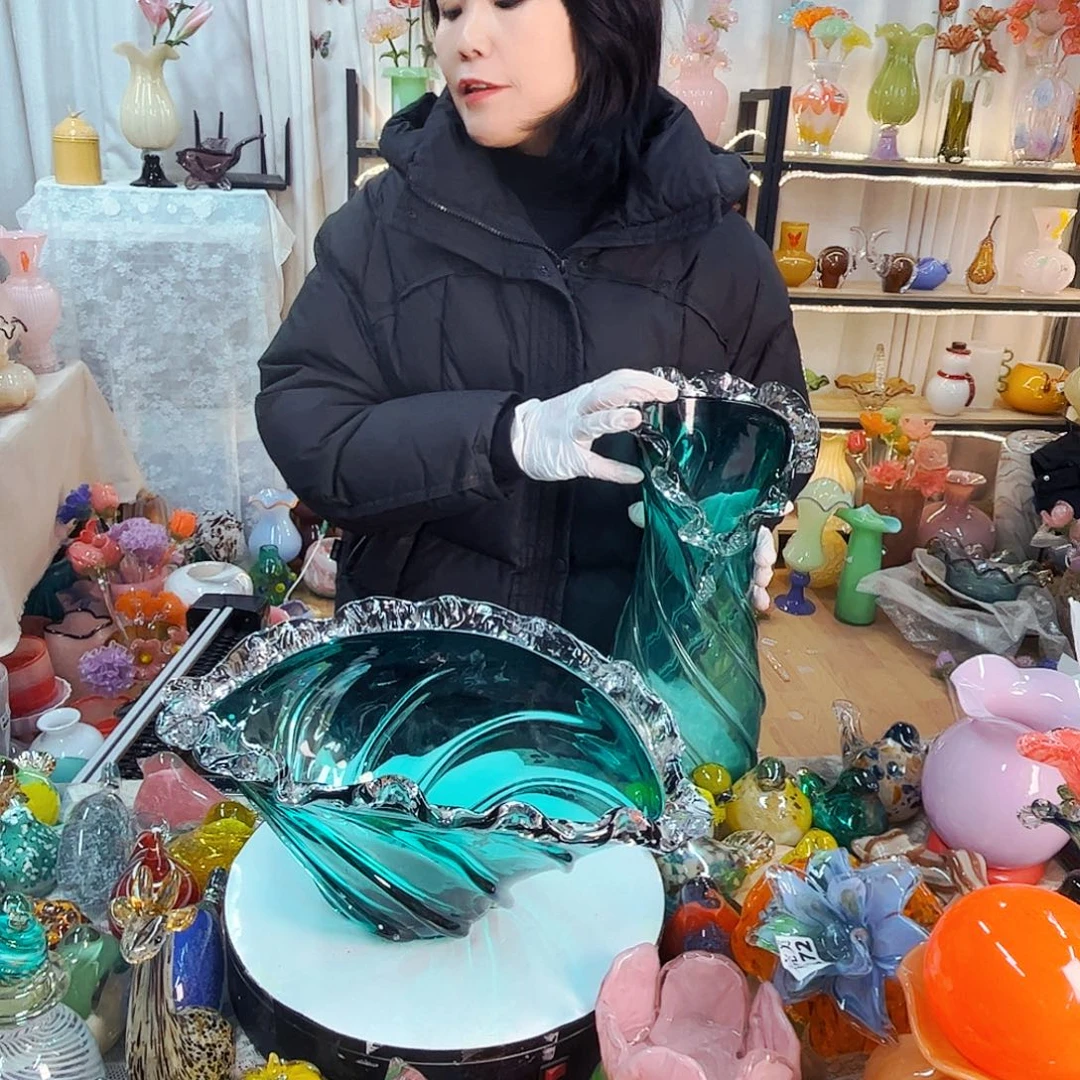 果斗家悦美居琉璃摆件