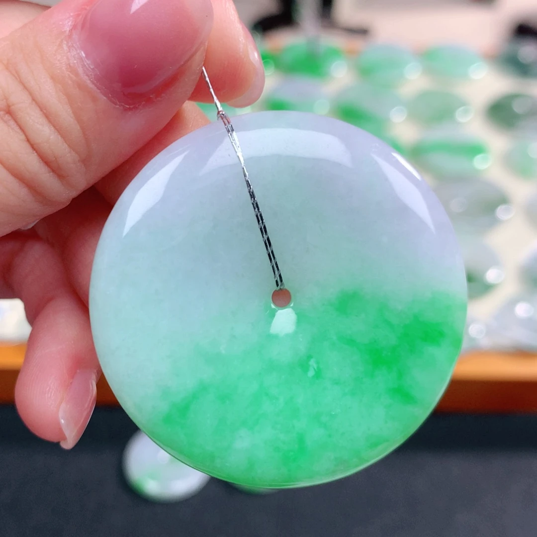 翡翠未镶嵌颈饰43-6.0