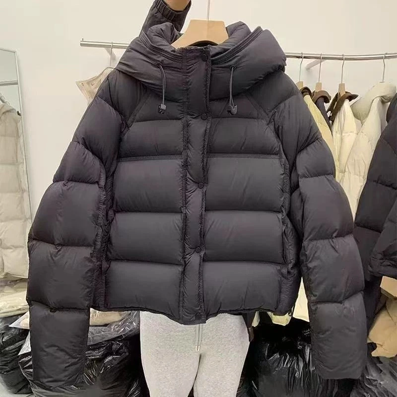 【主播同款】云朵泡芙短一比一款加厚连帽保暖棉服