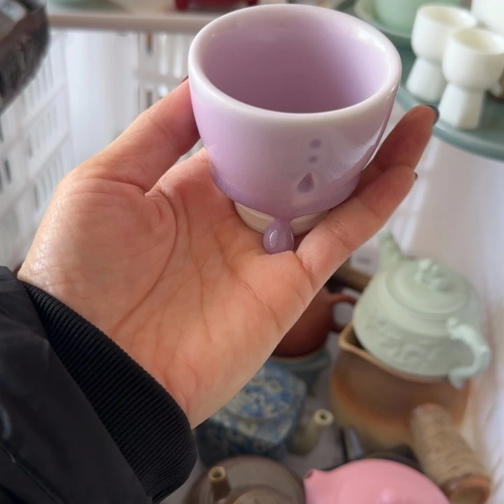 微瑕陶瓷茶具茶杯茶壶