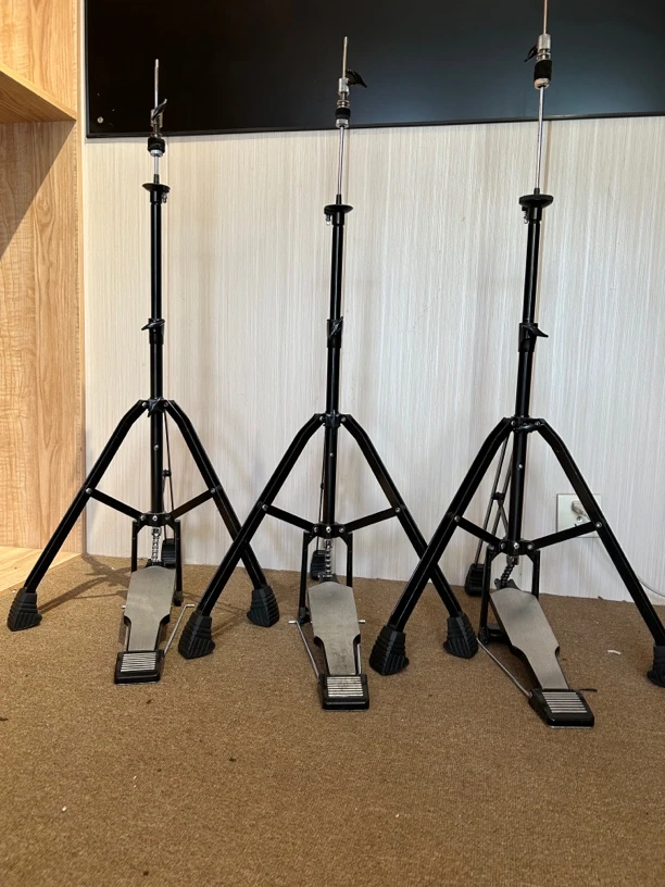 国产25管径黑色架子鼓踩镲架 Hi - Hat镲片支架