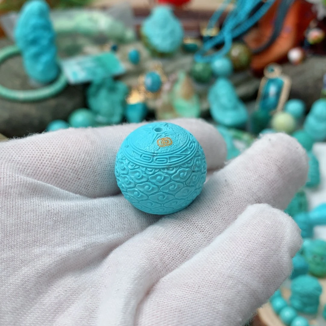 绿松石珠宝奇石未镶嵌