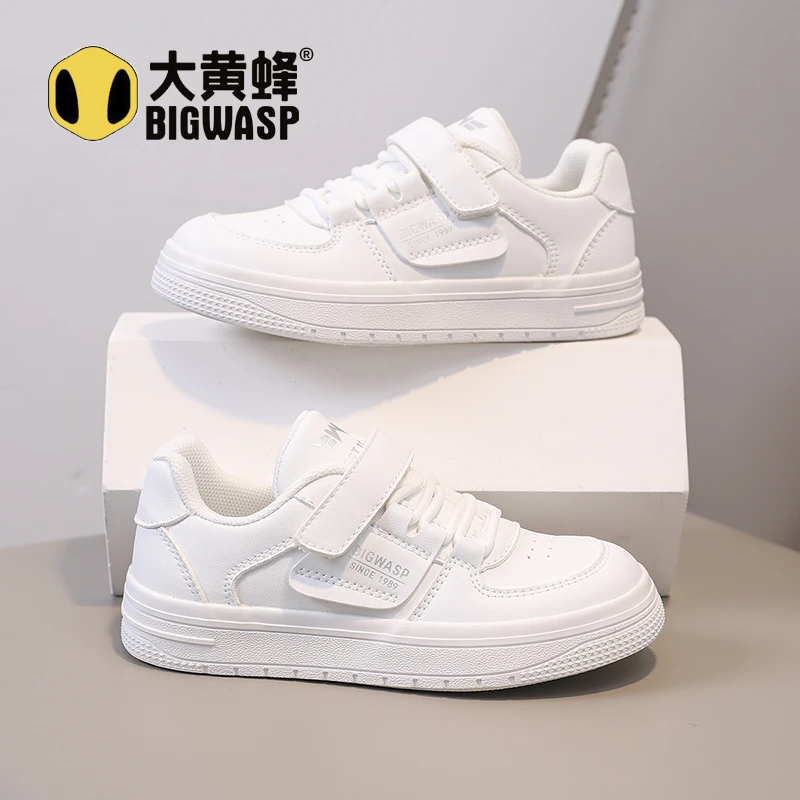 大黄蜂童鞋2025年儿童校园小白鞋男女童休闲宝宝学生运动潮流板鞋