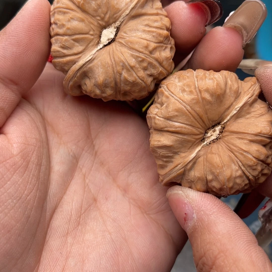 文玩核桃把件?****墩南瓜墩45