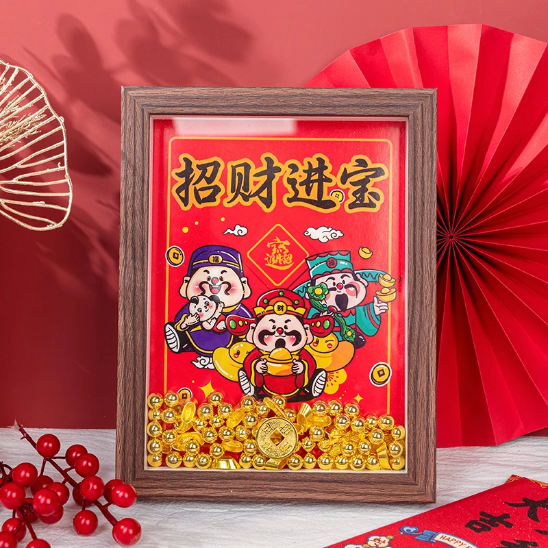 L297 现代化财源滚滚居家装饰摆件客厅书房高颜值创意新年送礼