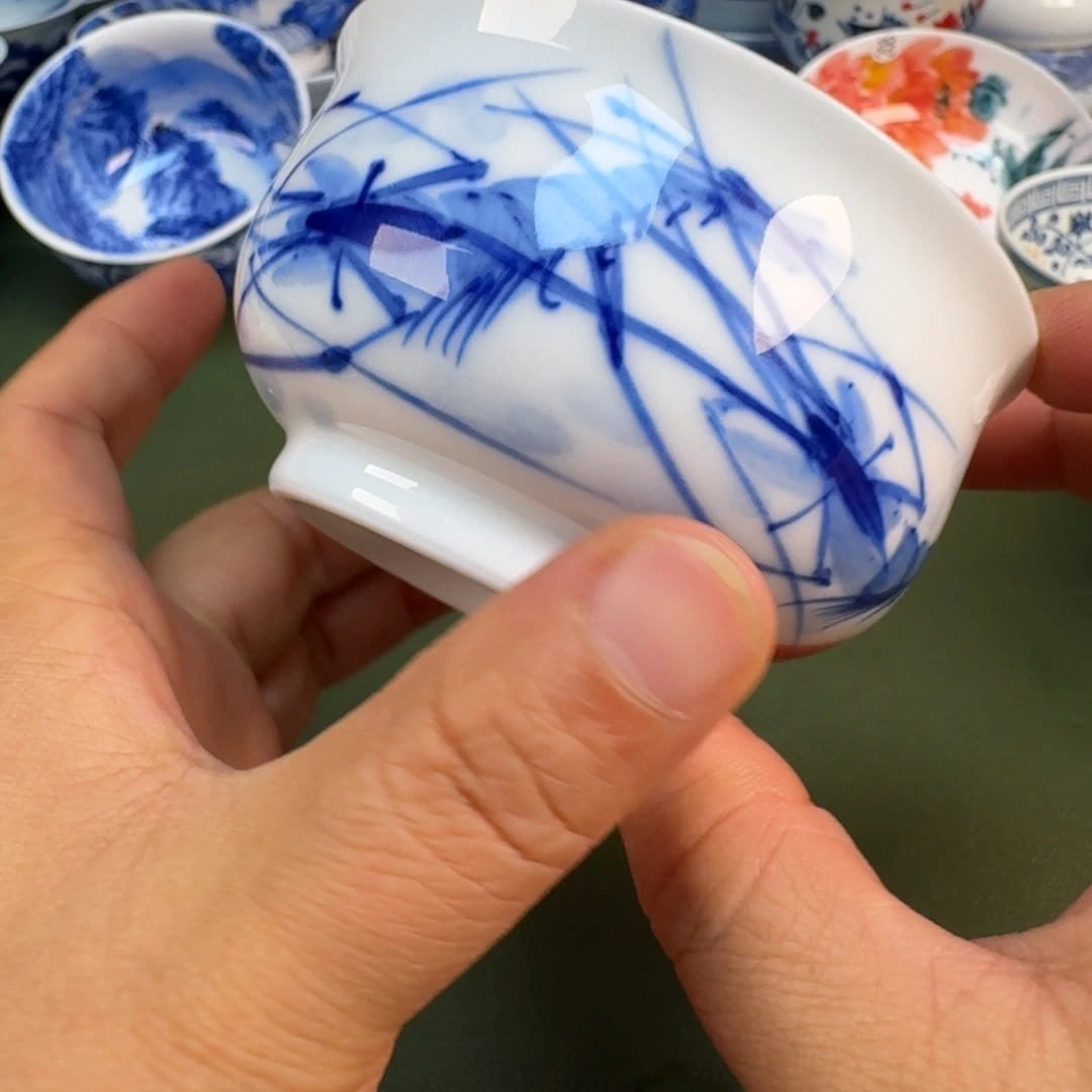 陶瓷景德镇纯手绘茶具圆圆210