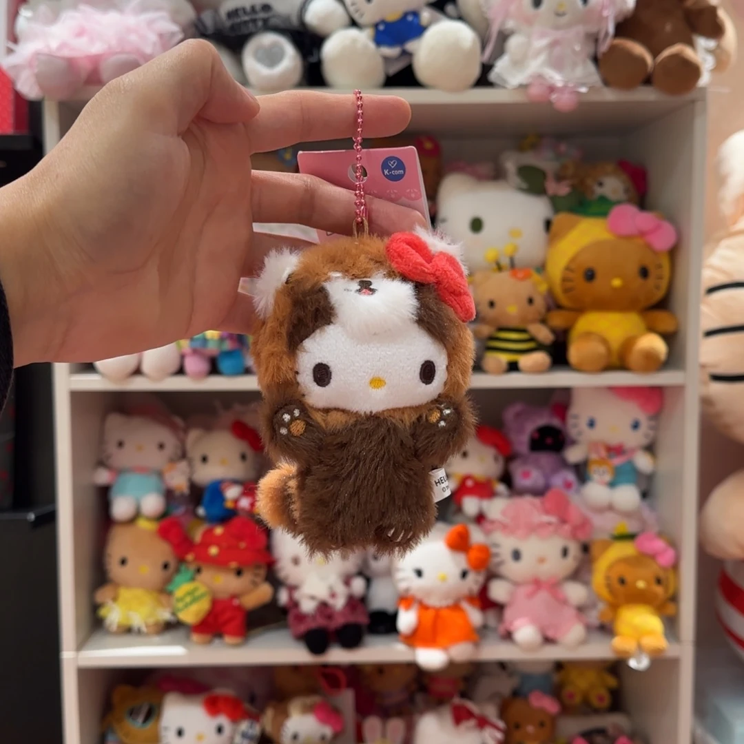 毛绒小浣熊kt挂件