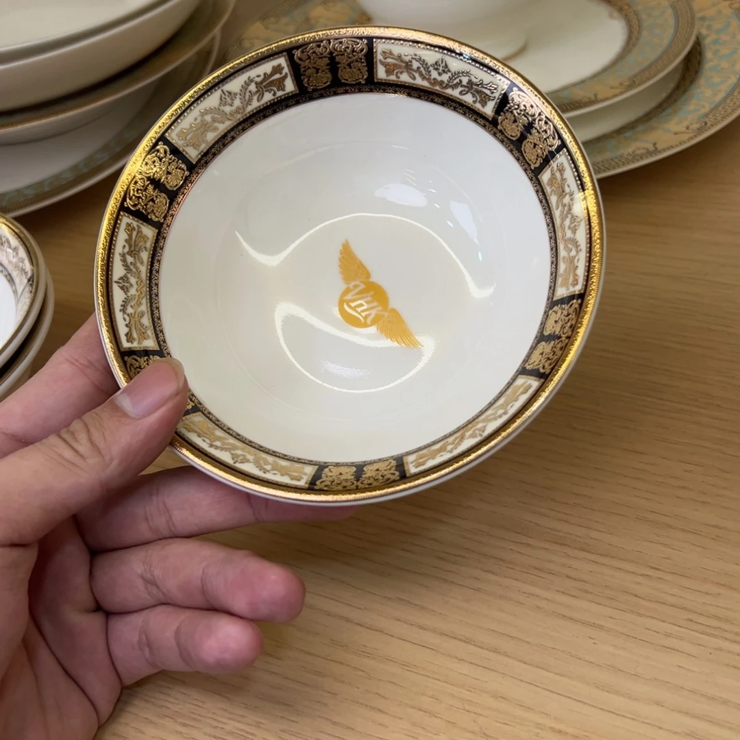瓷片5.5寸水果碗三个一单打包价