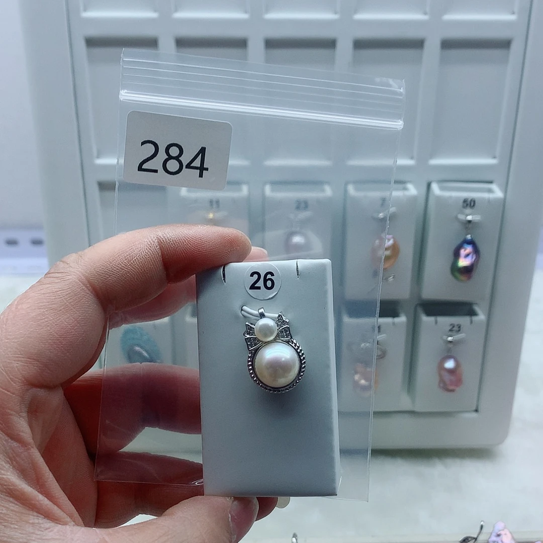 淡水珍珠吊坠(不含链)合金