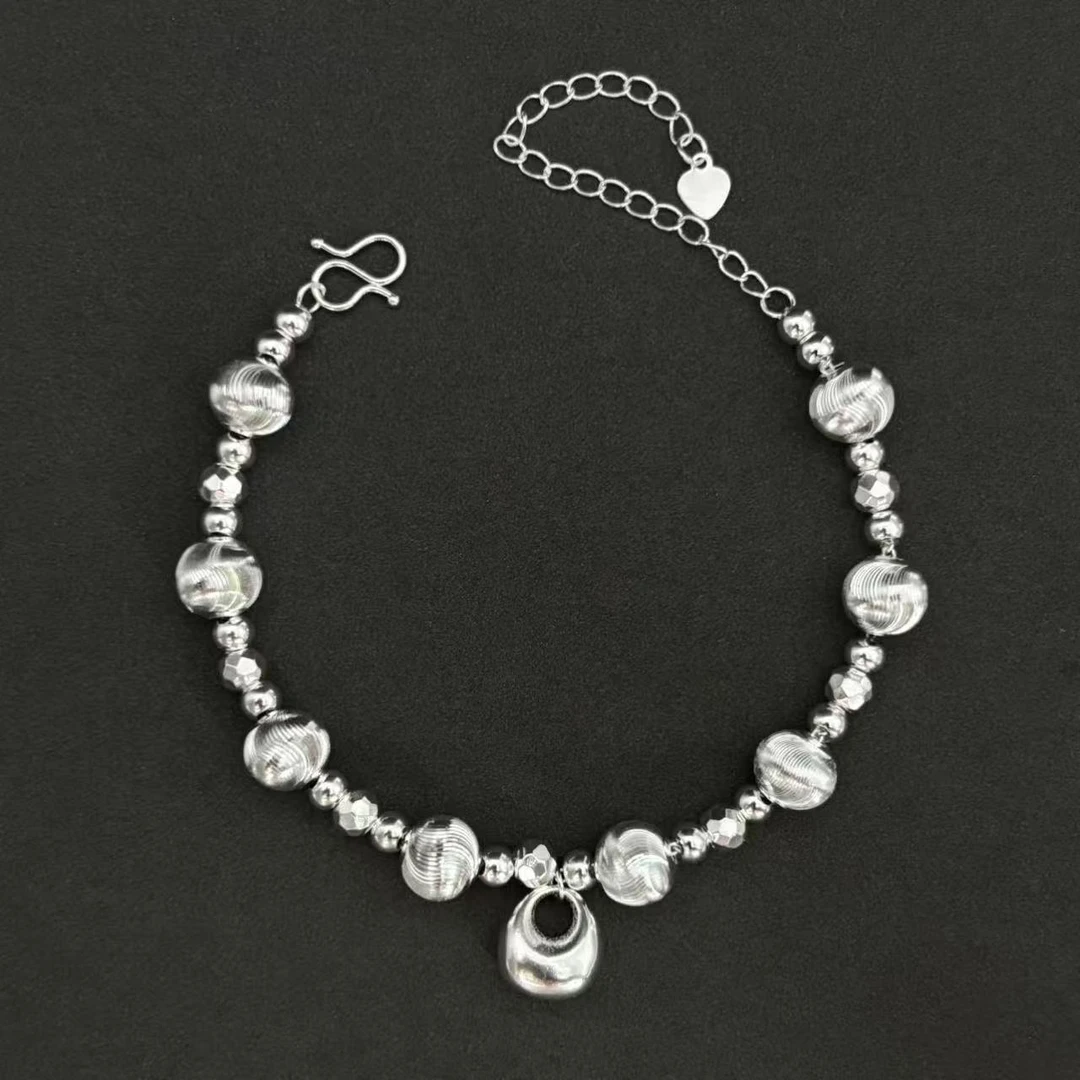 足银手链 猫眼珠小胖福手链 轻奢新中式时尚 YS148