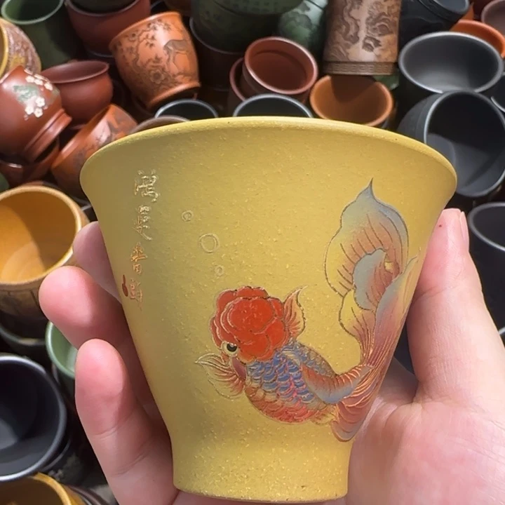 茶杯紫砂全手工紫砂