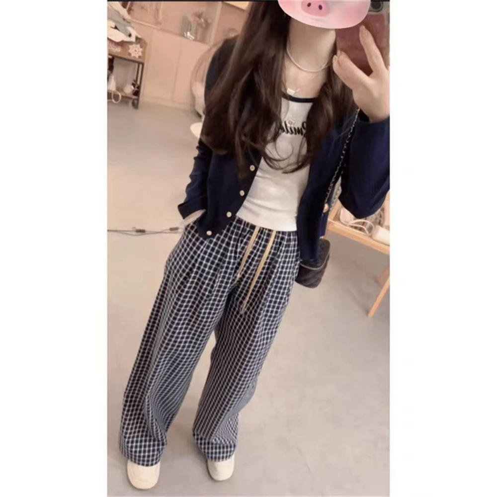 2025新款早春韩版三件套外套内搭吊带背心套装阔腿裤HJ-1732