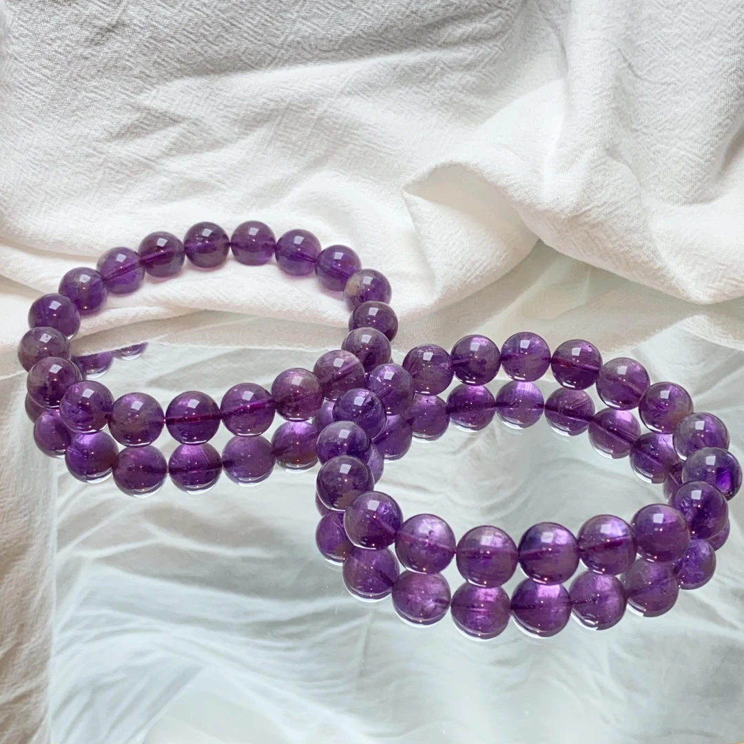 【星浩珠宝】紫水晶手串8-10T144H431【多样性发一件】10mm