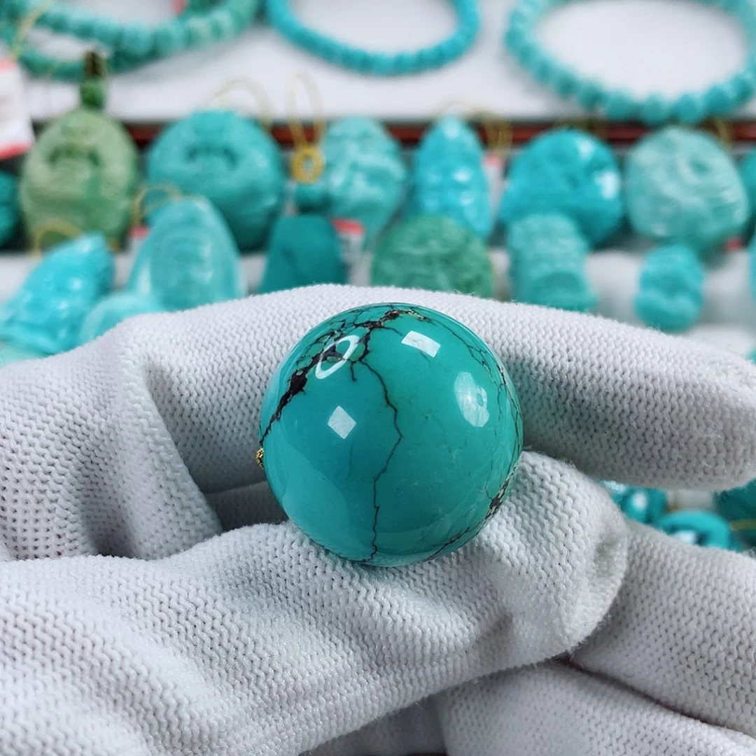 董***1绿松石未镶嵌车挂