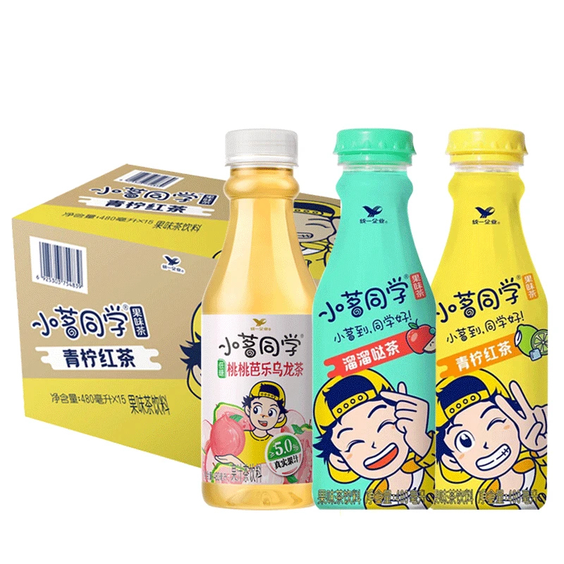 【临期】统一小茗同学随机口味瓶身有点微脏随机480ml*5饮料