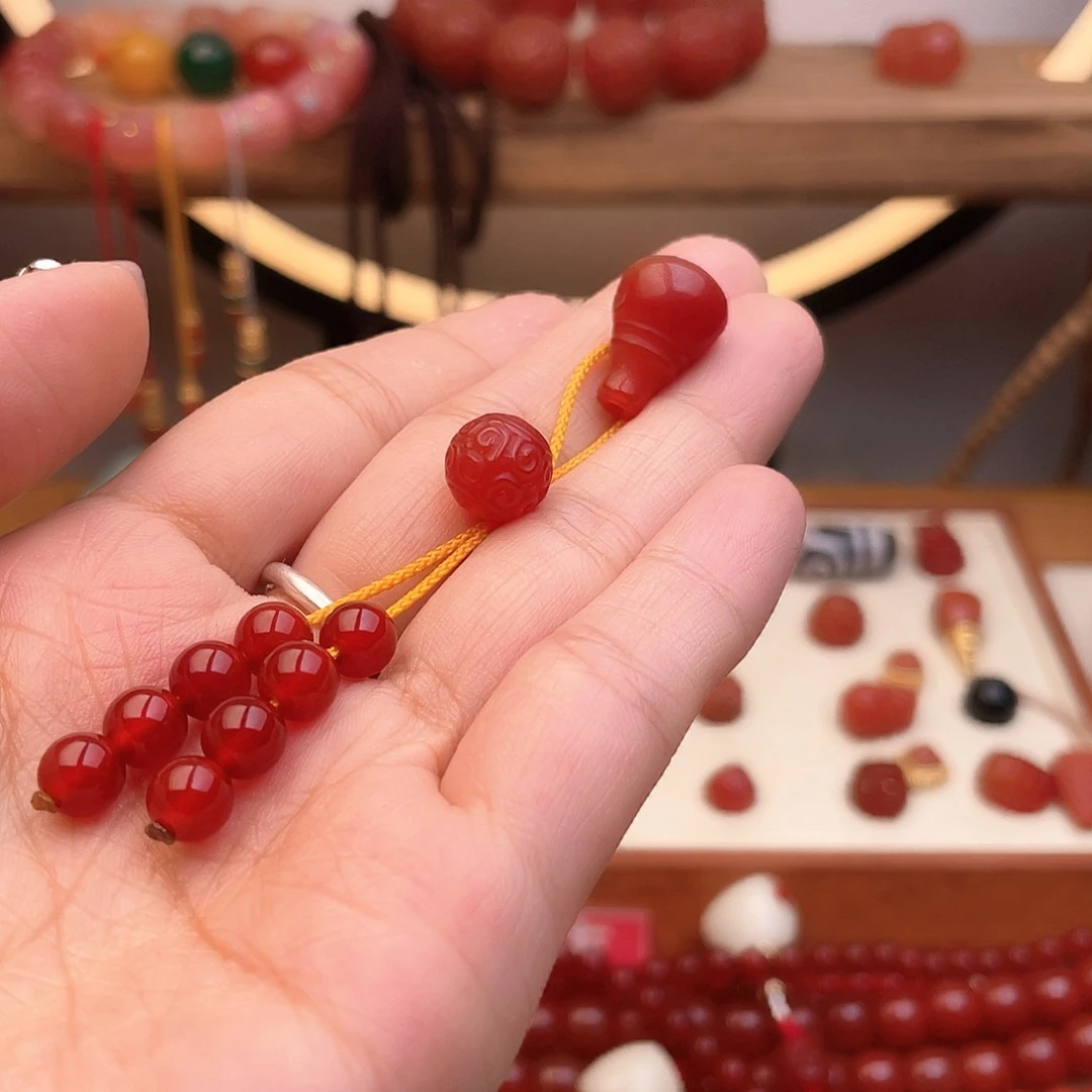 玛瑙/玉髓颈饰合金天**鹰