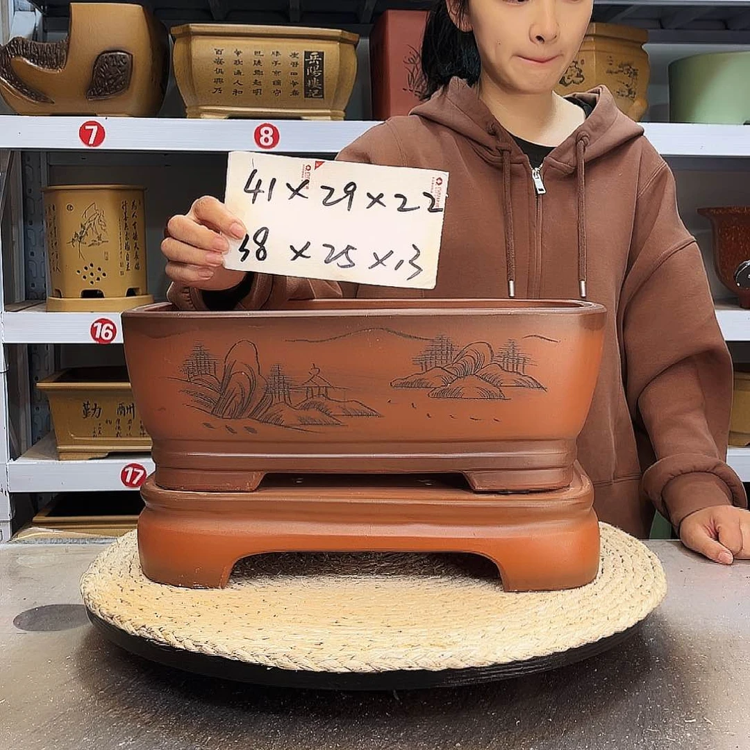 紫砂花盆紫砂花盆